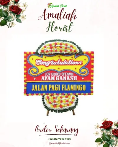 Bunga Papan Congratulation di Ranupakis